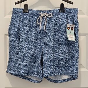 Rainforest Quick Dry Swim Shorts, NWT, Size Large